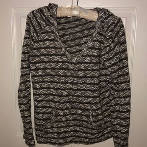 Brown striped sweater